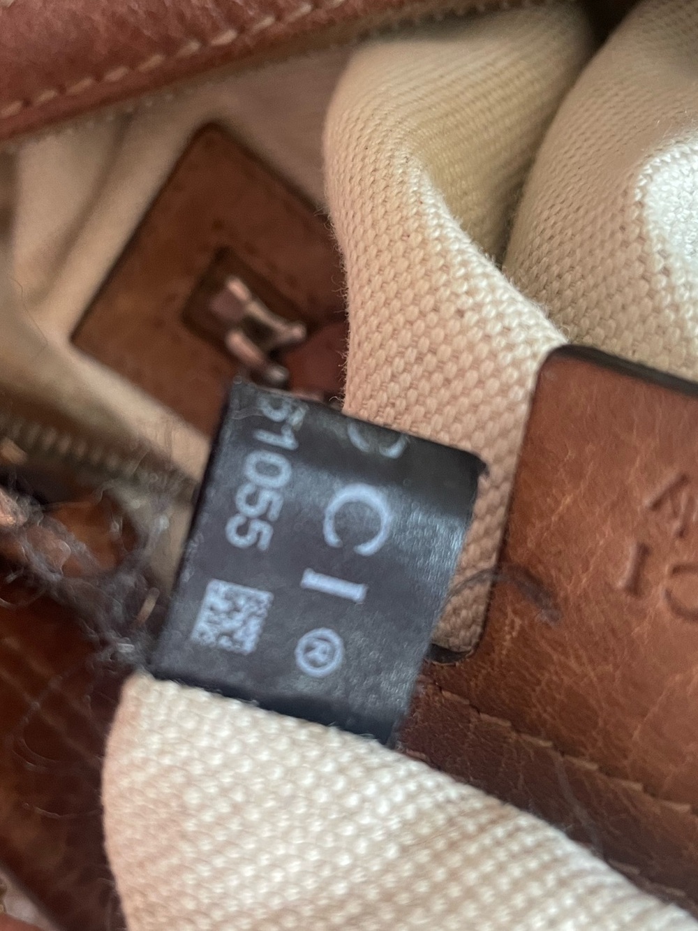 Gucci Beige Monogram Canvas Hobo with Brown Leather Trim - Picture 8 of 10